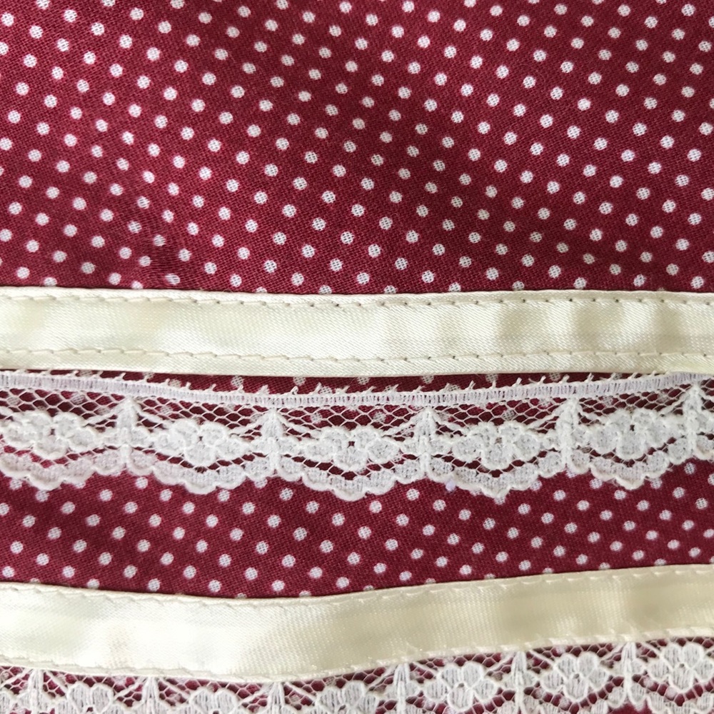 Vintage 70s Gunne Sax pleated prairie boho skirt S - Picture 8 of 8